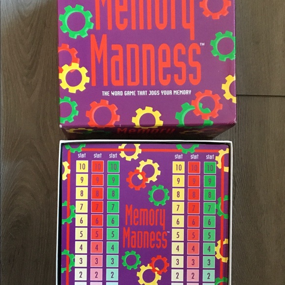 Memory Madness Board / Word Game ~1994 - Picture 5 of 7
